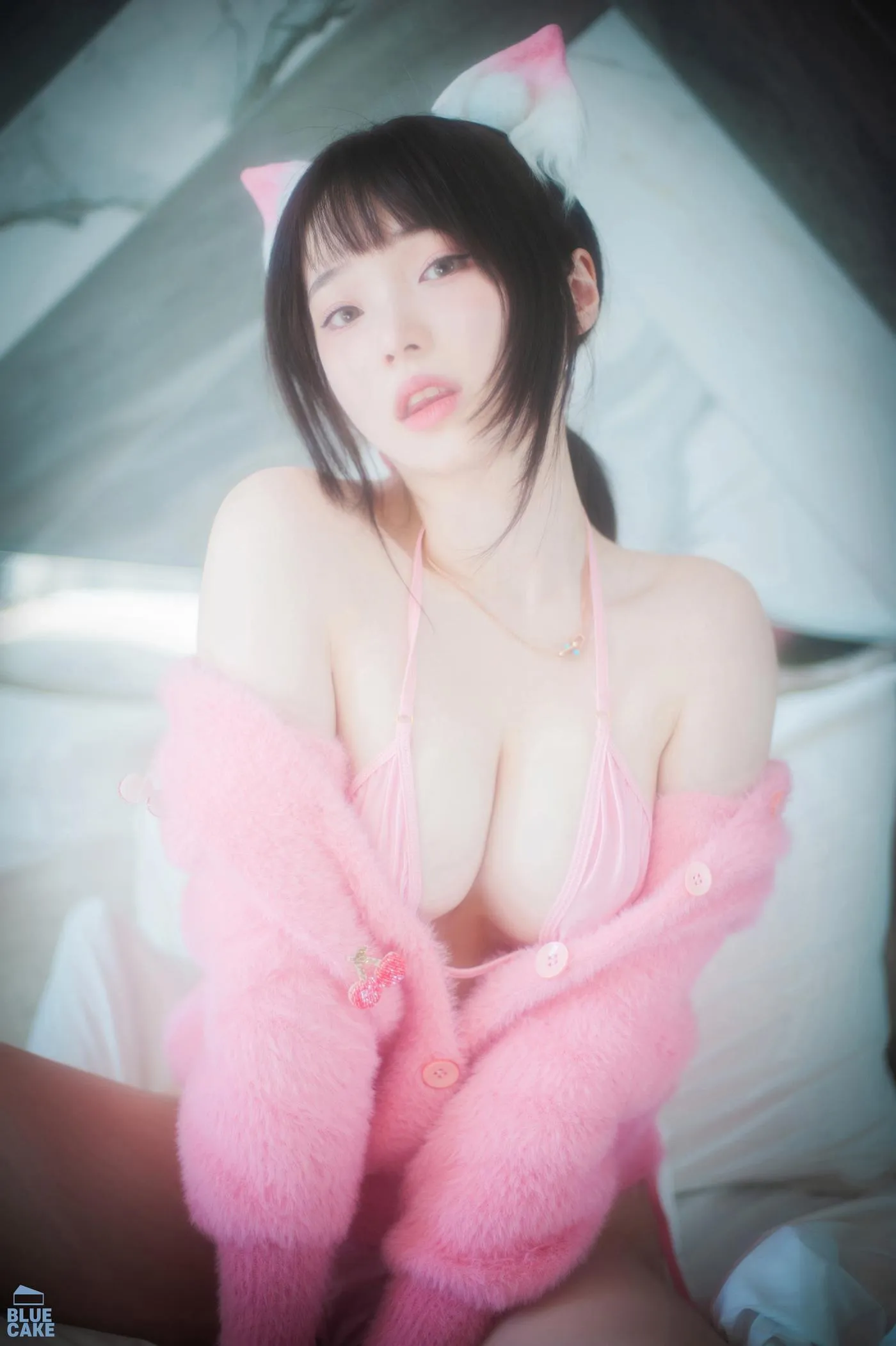 Bambi밤비 – NO.91 [BLUECAKE] Naughty Cats Pink  Mint RED [90P]插图4
